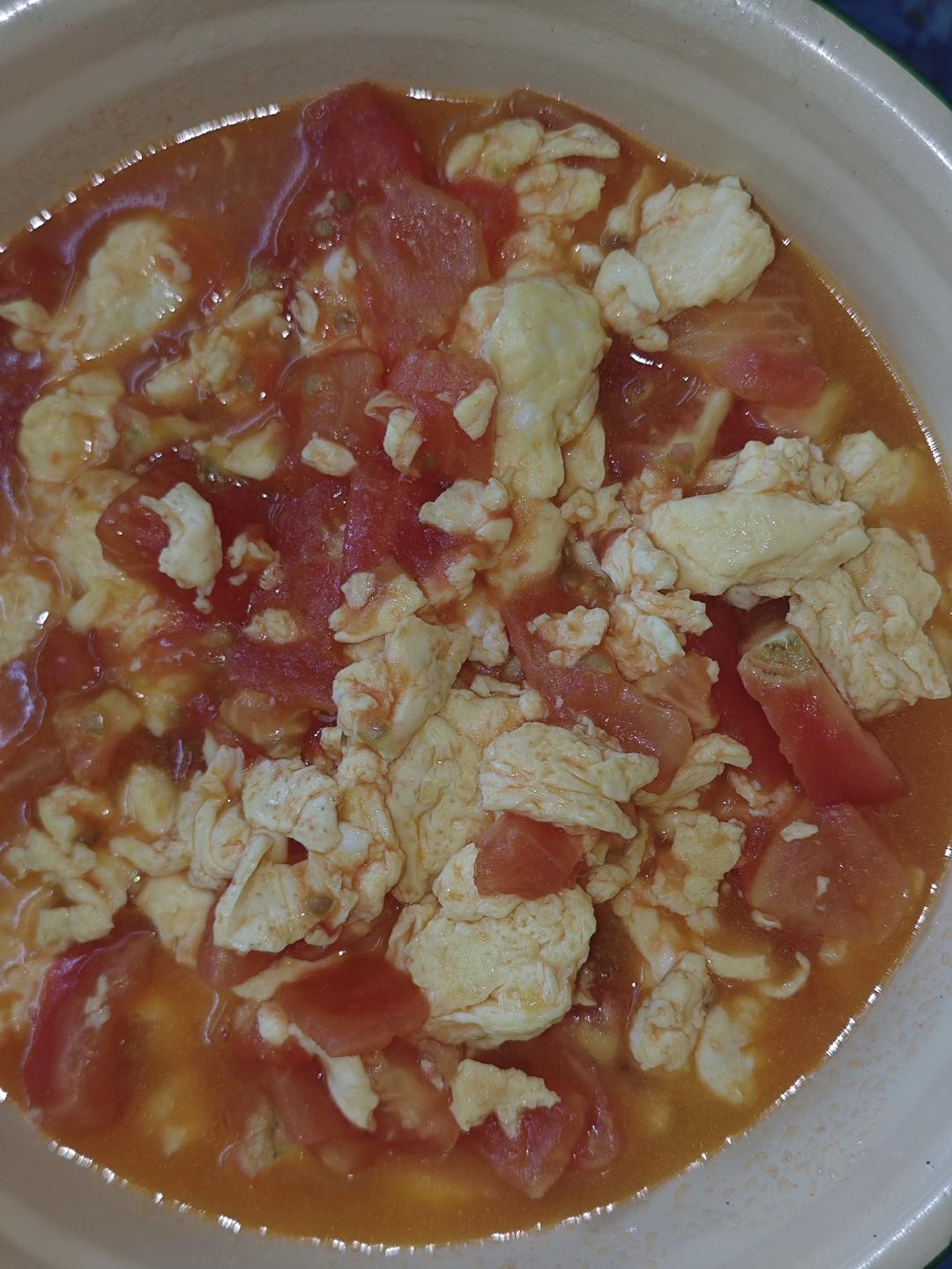 超嫩滑的番茄炒蛋