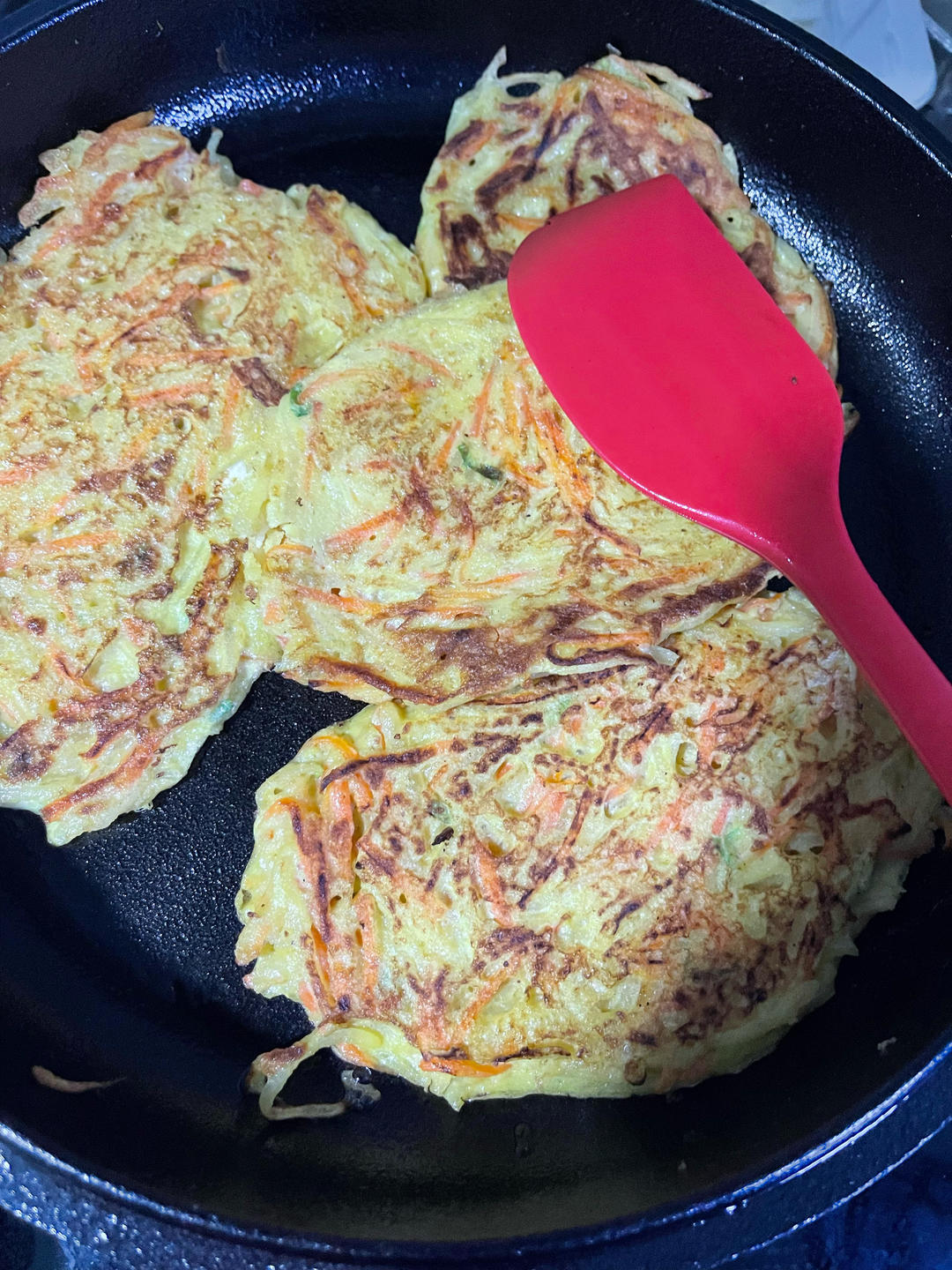 鸡蛋土豆胡萝卜饼