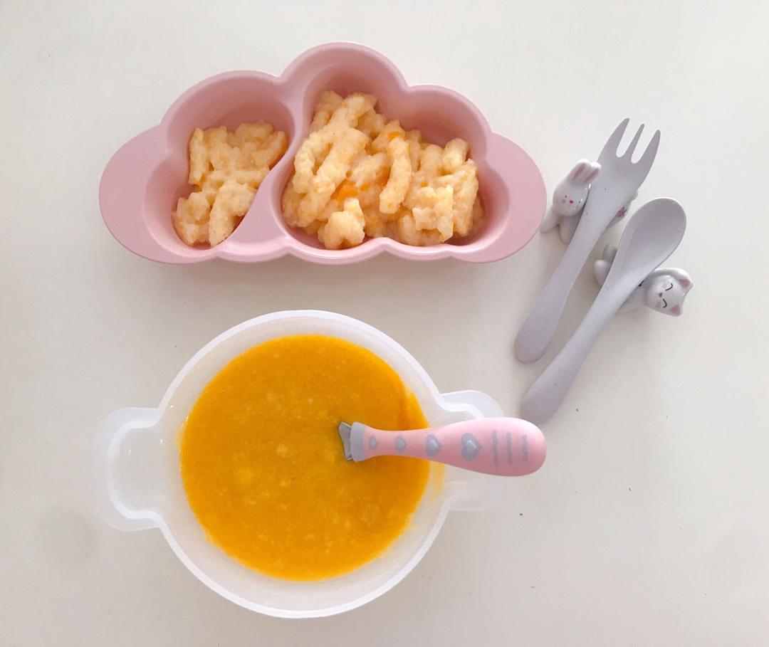 宝宝辅食-胡萝卜山药虾条