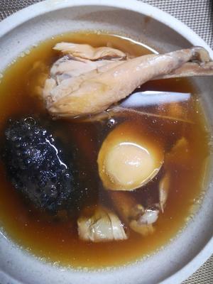 鲍鱼海参花胶姬松茸炖鸡的做法 步骤4