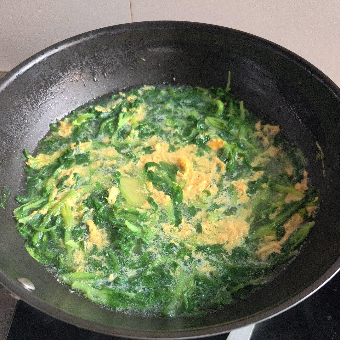 鸡毛菜蛋汤
