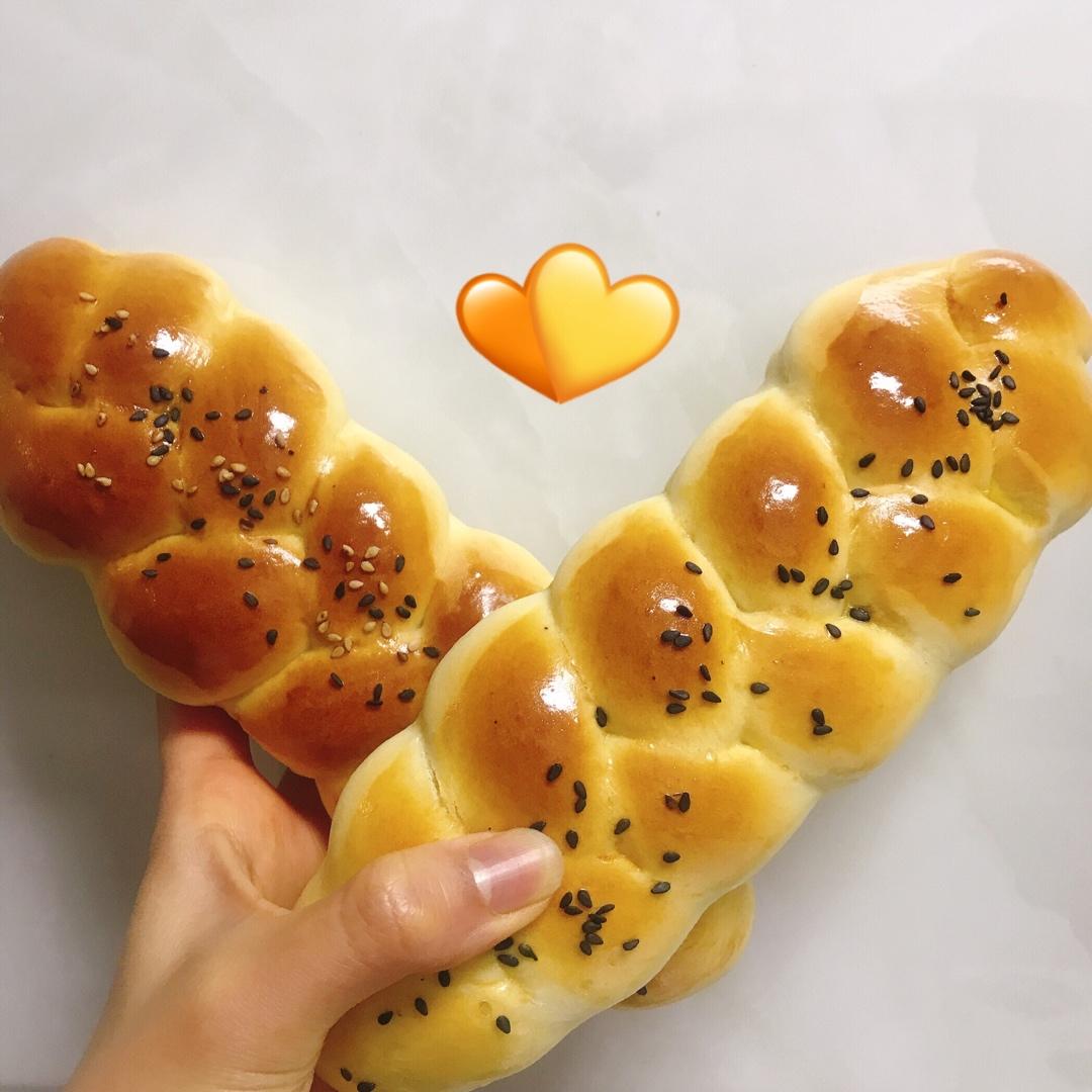 酸奶辫子面包（一次发酵）