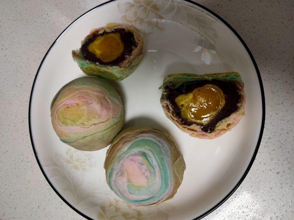 🌈免揉，免松弛，超高颜值小马宝莉彩虹蛋黄酥（含详细操作视频）