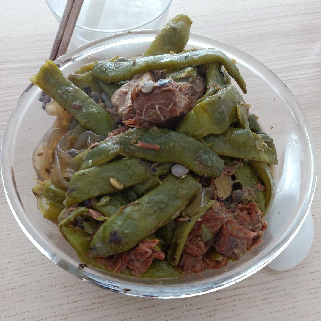小鸡蘑菇炖粉条