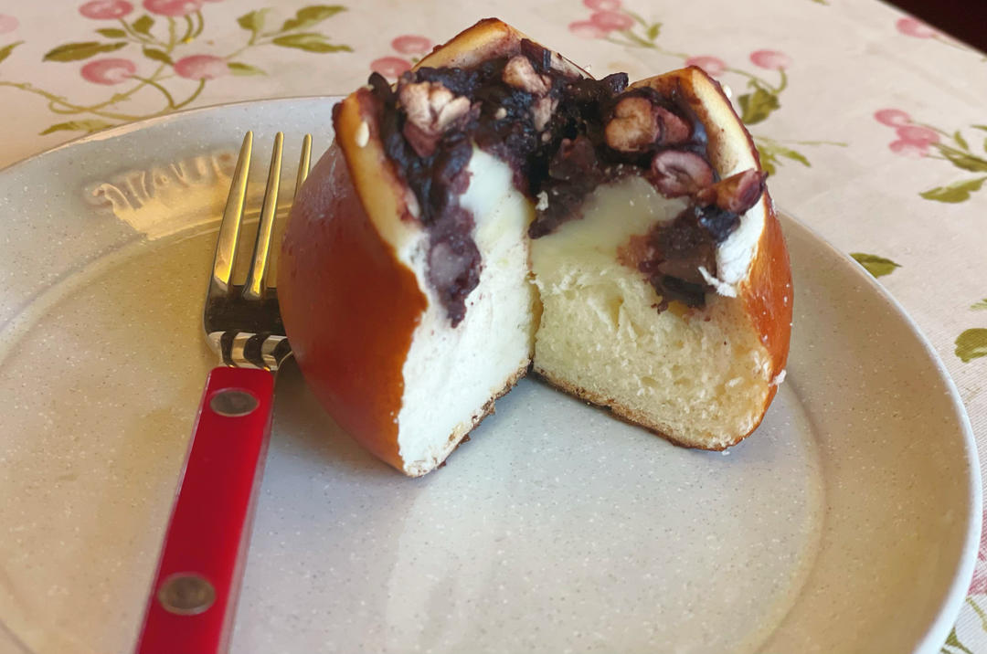 紫米奶酪碱水球/简单又好吃