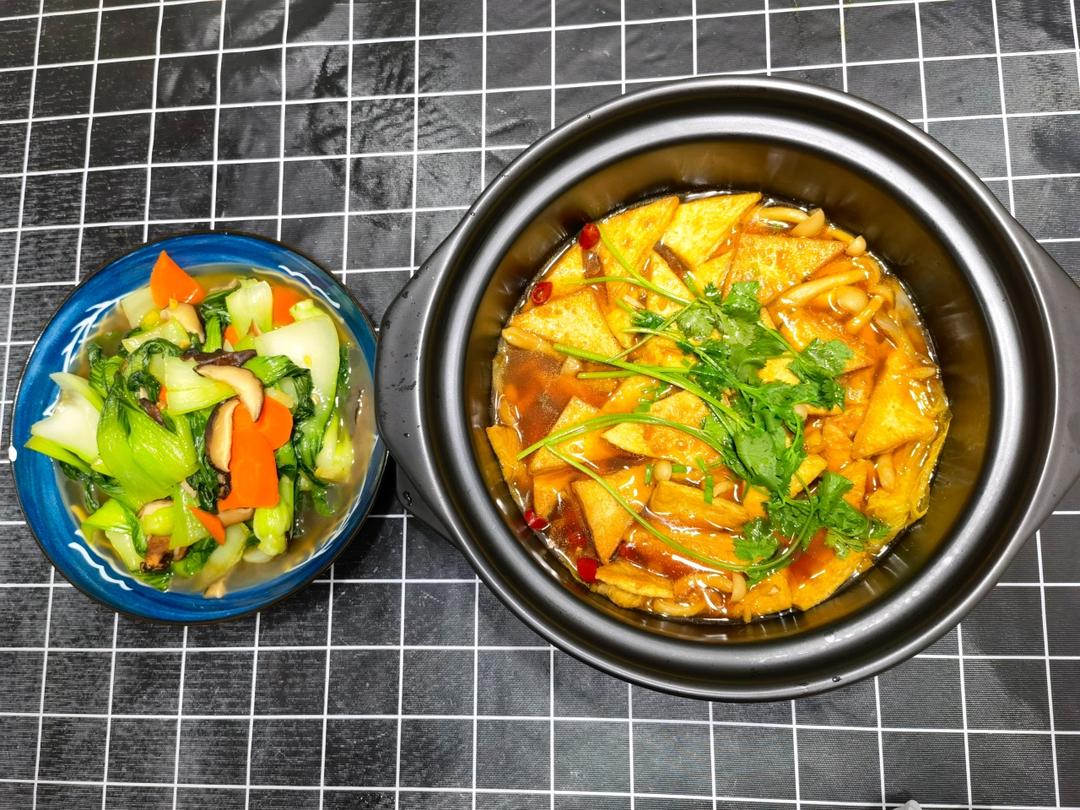 白菜豆腐煲