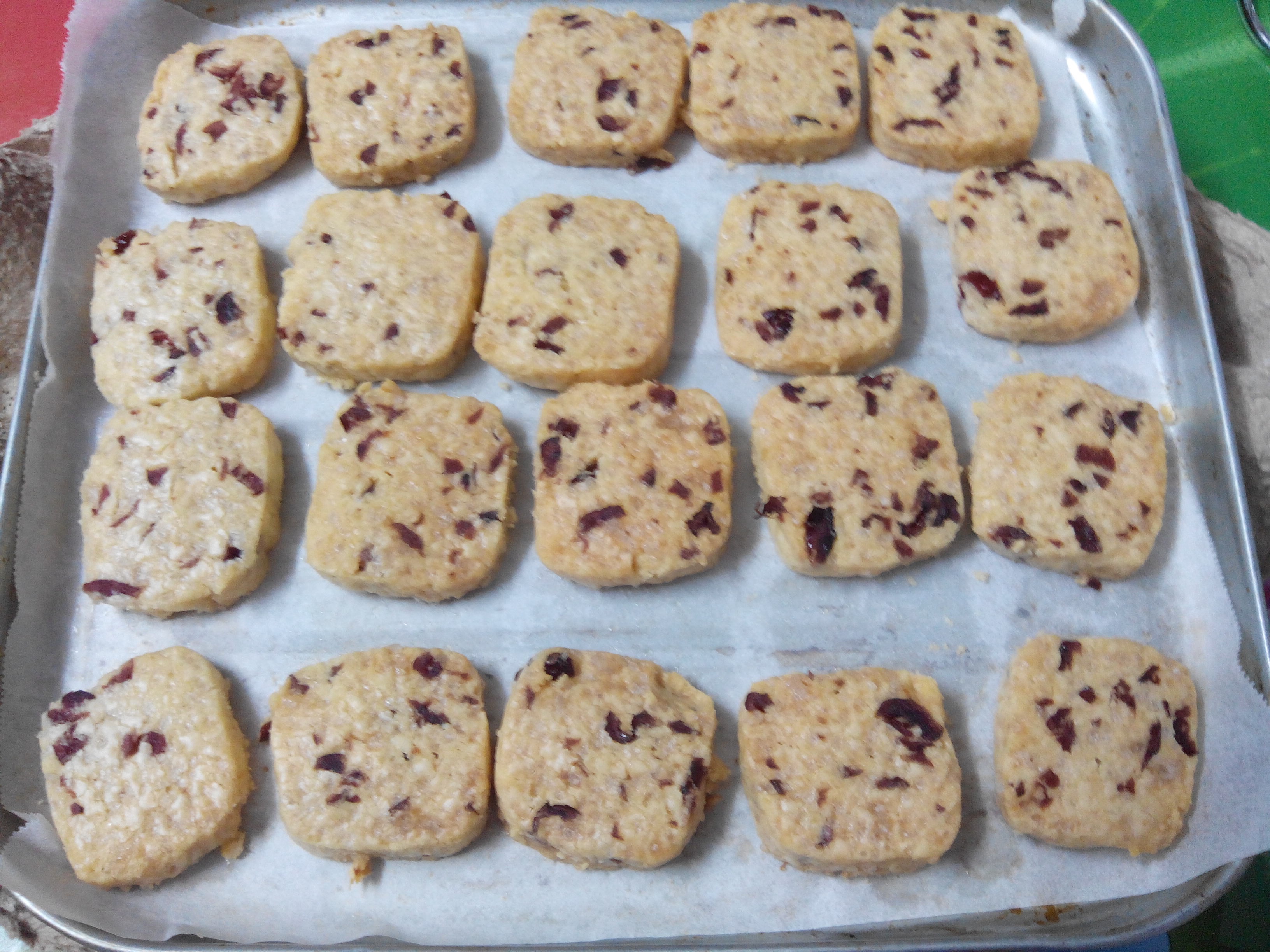 蔓越莓饼干的做法（烤箱做饼干）