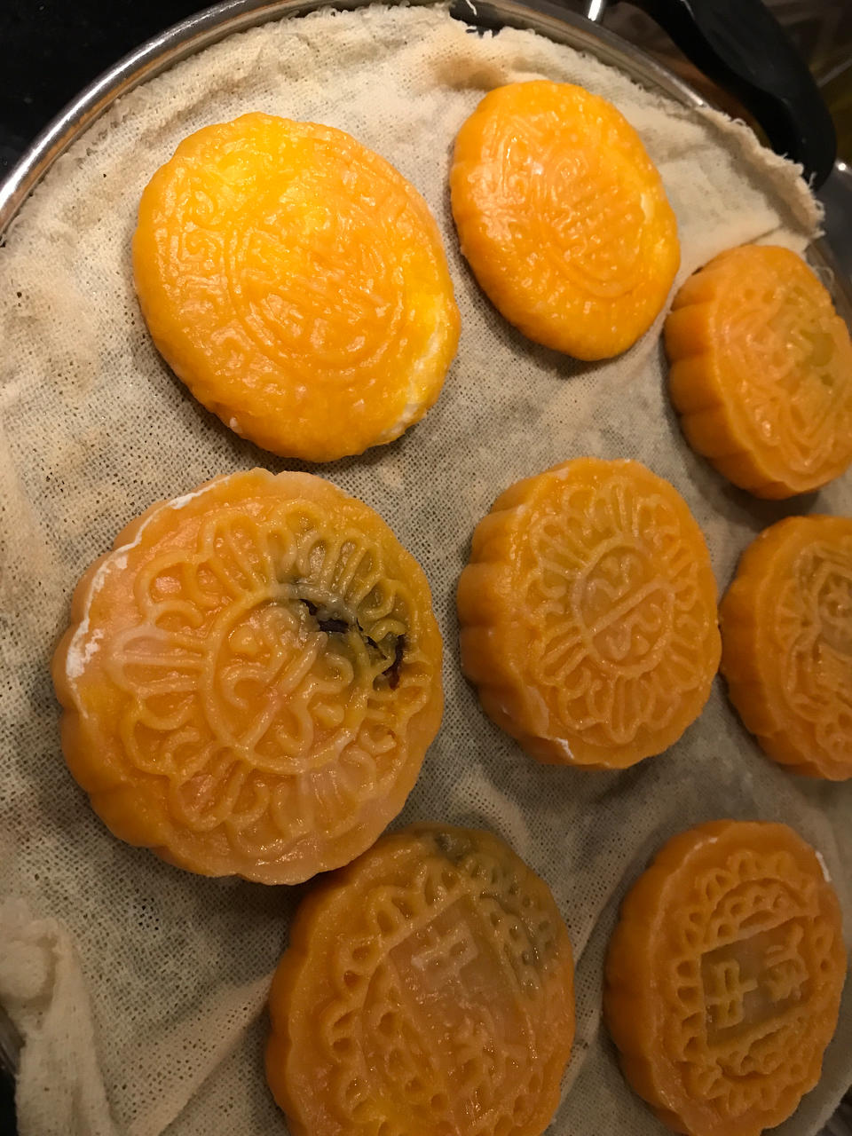 （宝宝的"蒸"月饼）红薯奶黄月饼