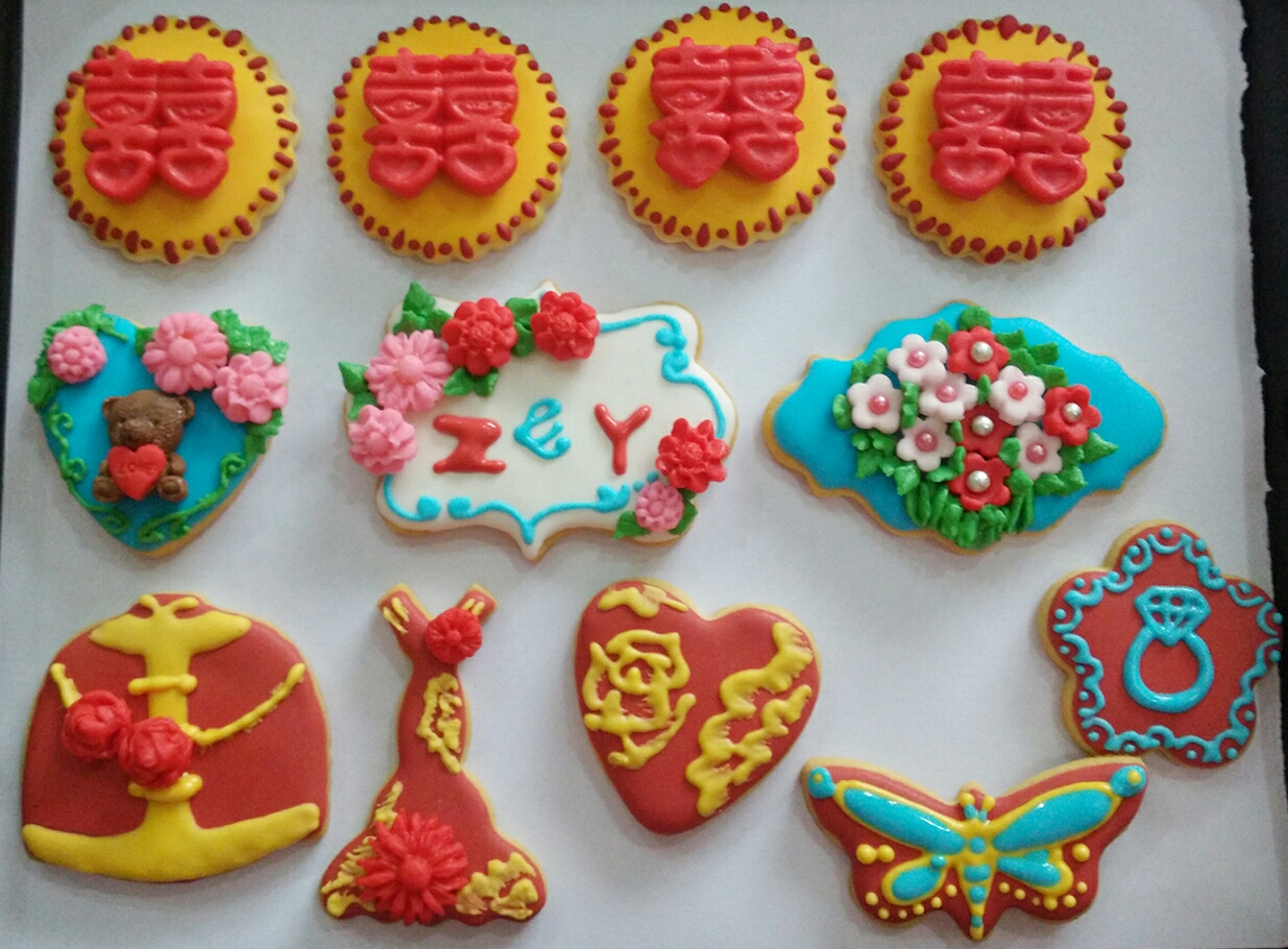 中式婚礼甜品台的做法 步骤3