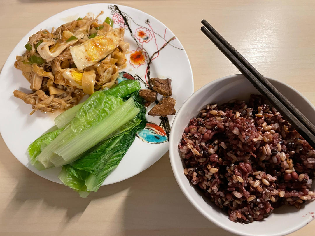 💜家庭版干豆腐金针菇💜