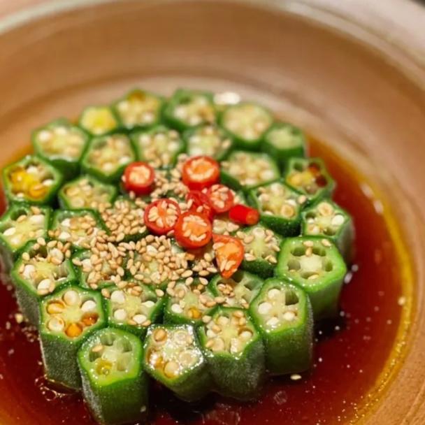 夏日凉拌小秋葵