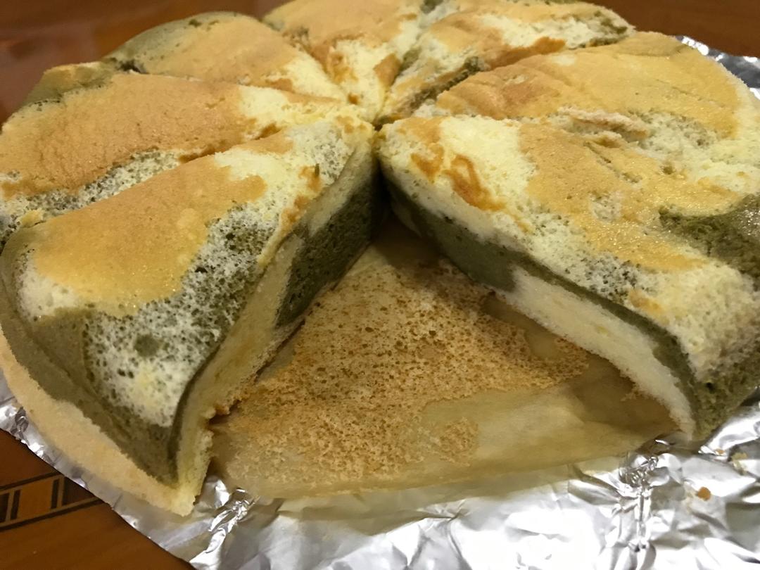 迷彩戚风蛋糕（六寸）