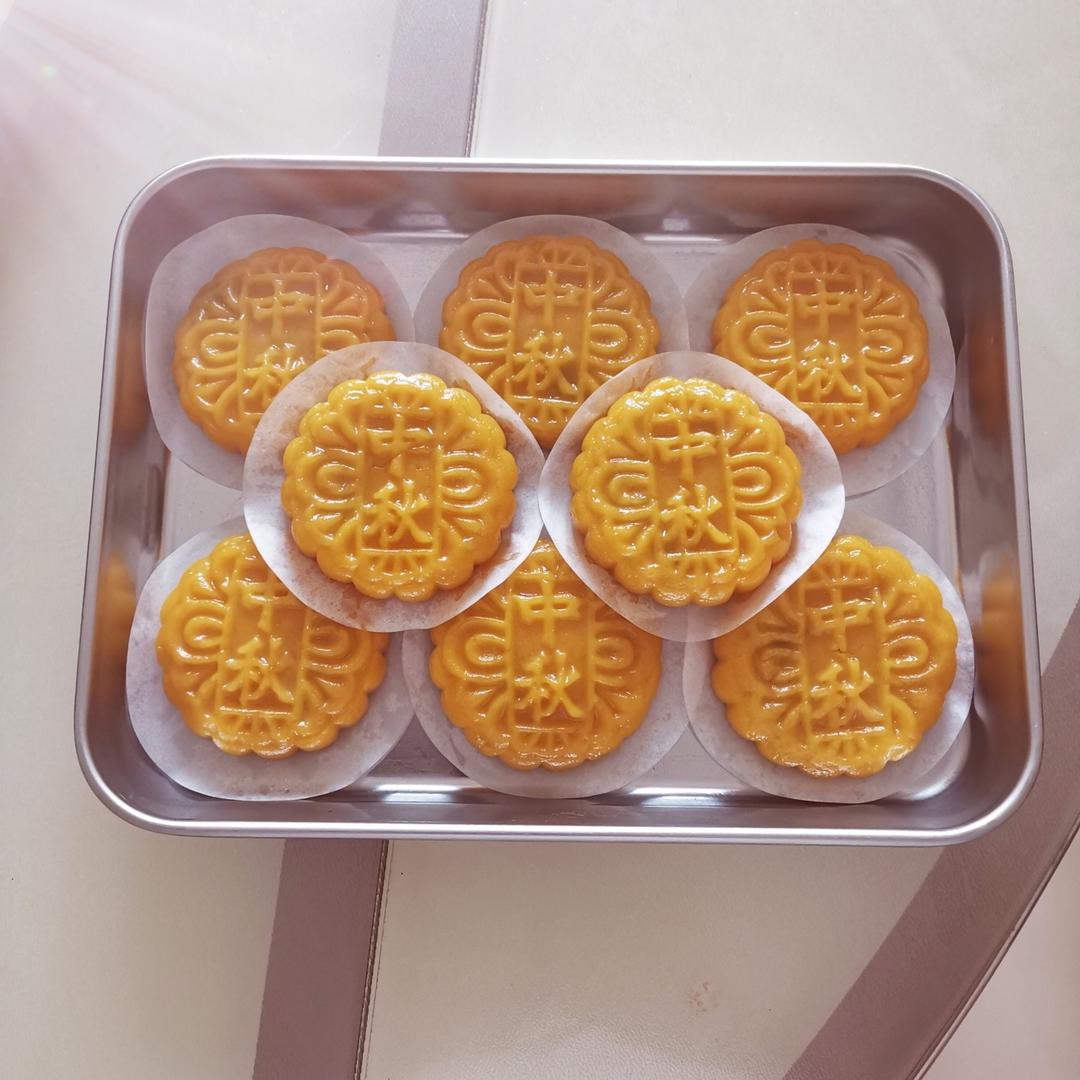 Q弹软糯，南瓜紫薯月饼