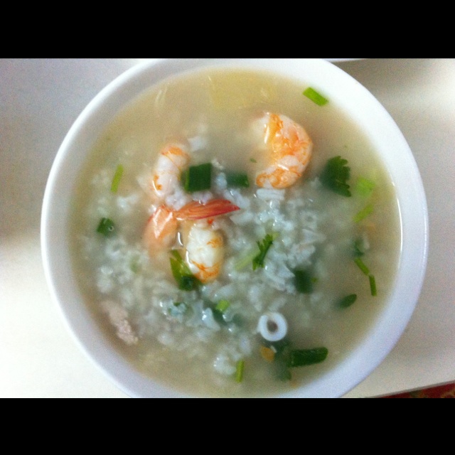 鲜虾粥