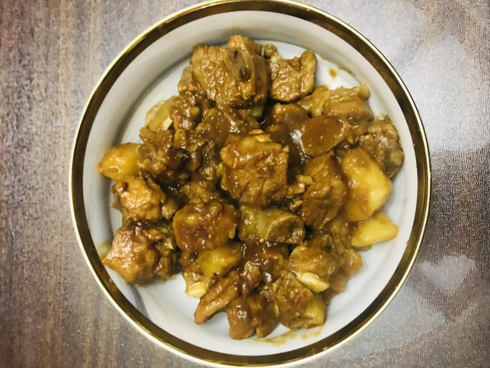 土豆烧排骨