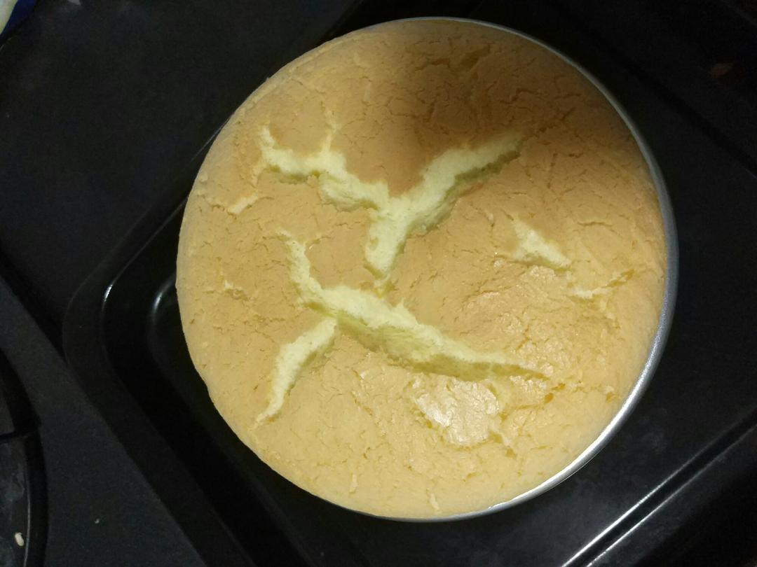 超好记八寸戚风蛋糕（后蛋法）