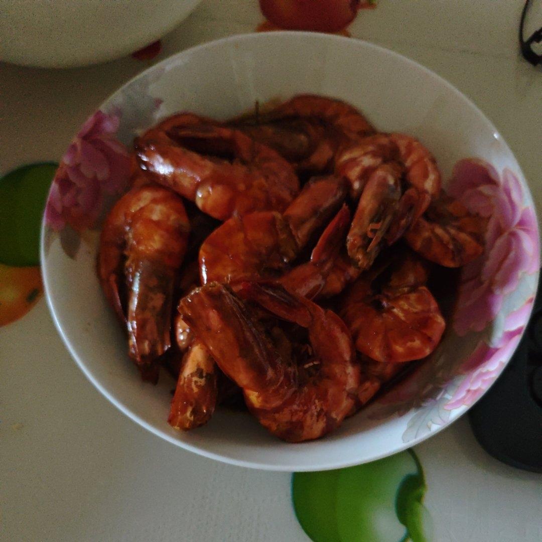 家庭版油焖大虾