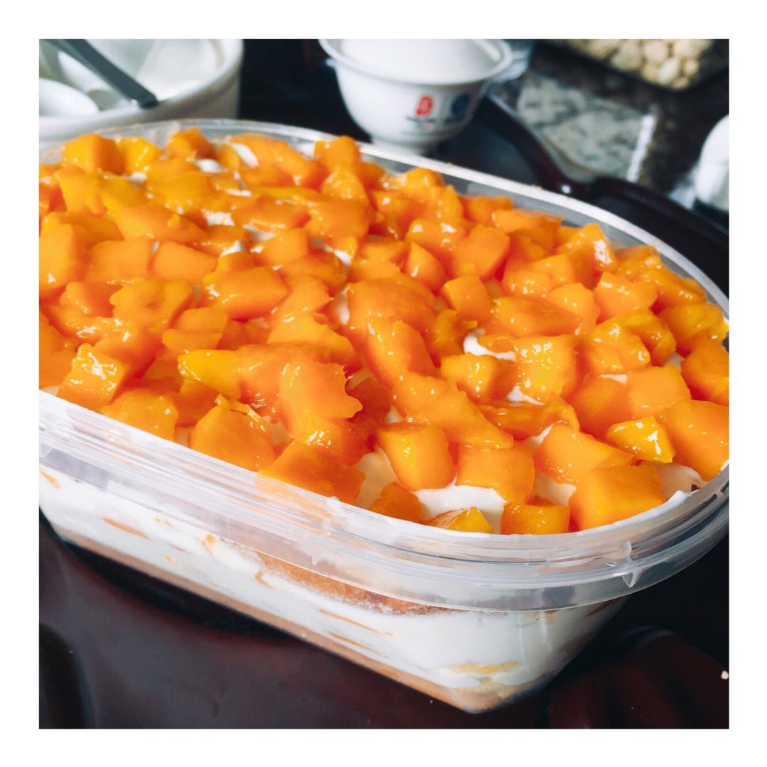 简单快手的便当饭盒水果盒子蛋糕