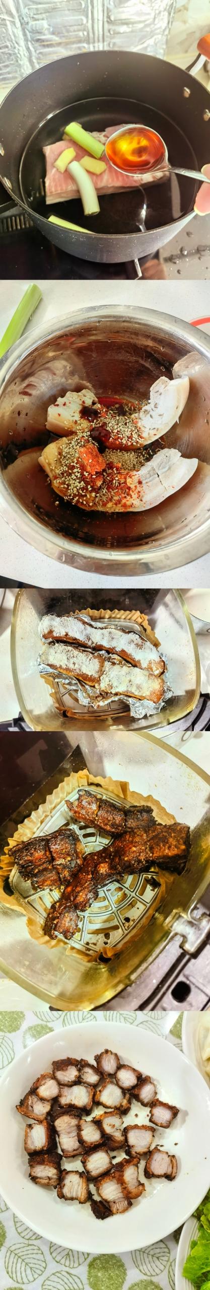 空气炸锅脆皮五花肉