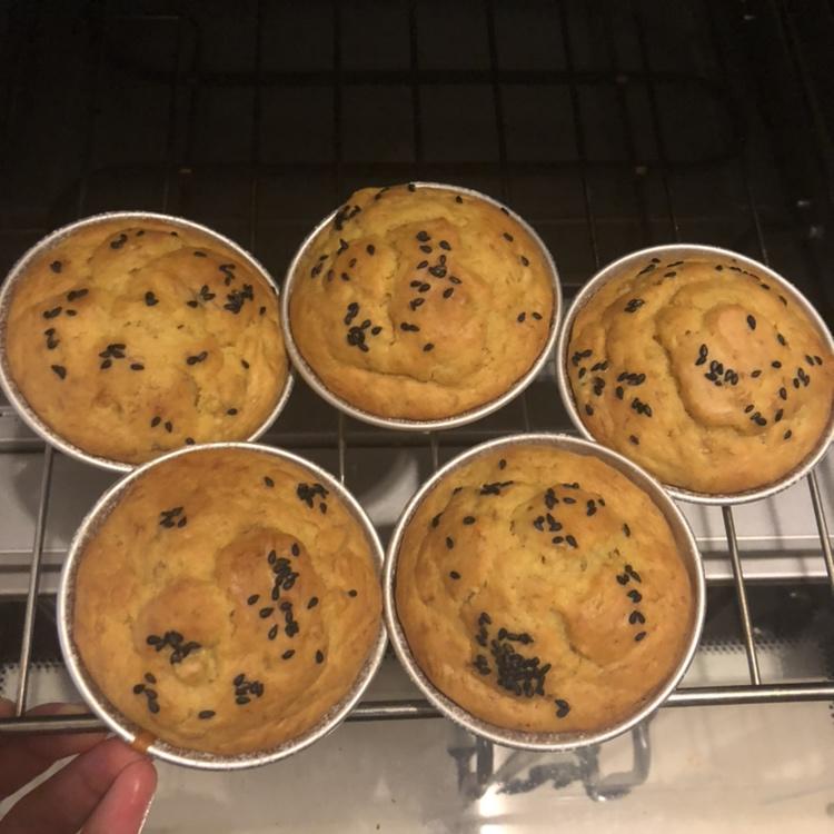 最最最简单                             最最最方便  最最最香浓的香蕉马芬蛋糕