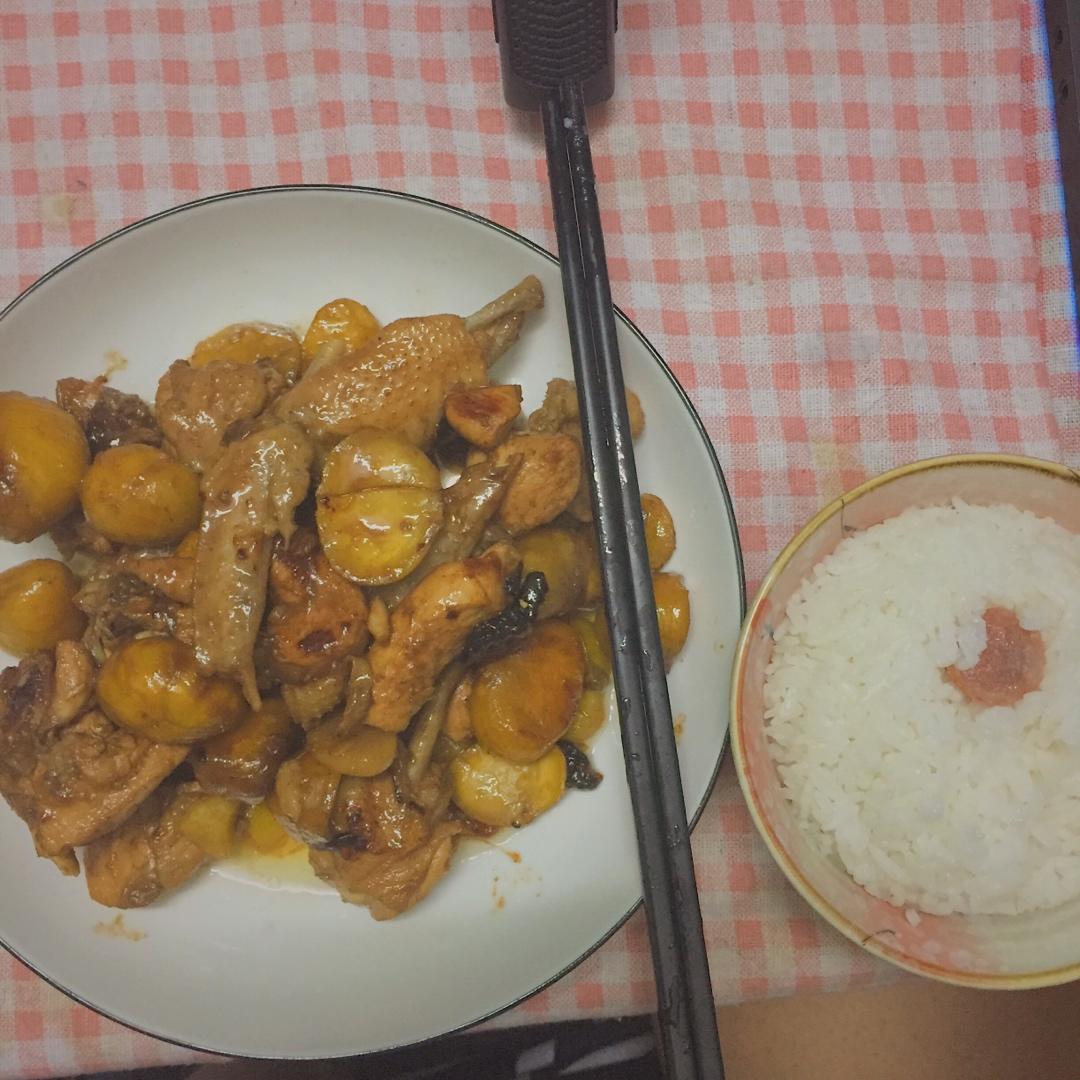 板栗烧鸡