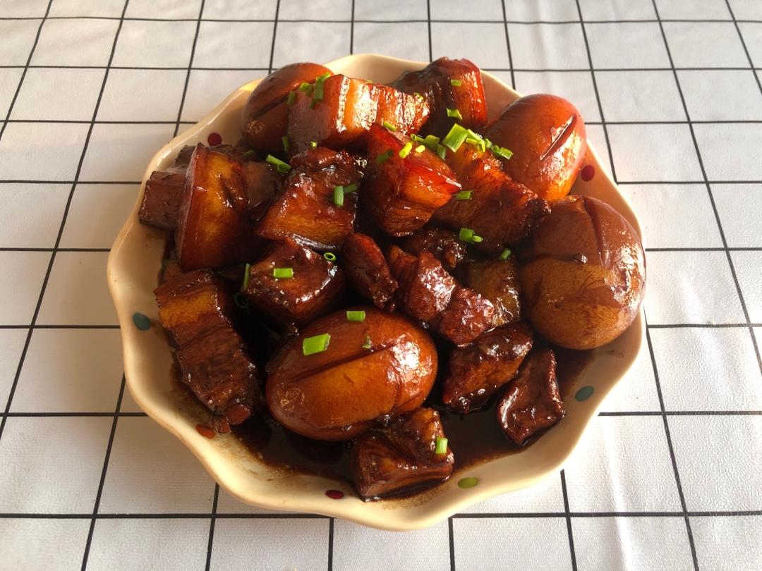 其实也不是很难的红烧肉烧蛋
