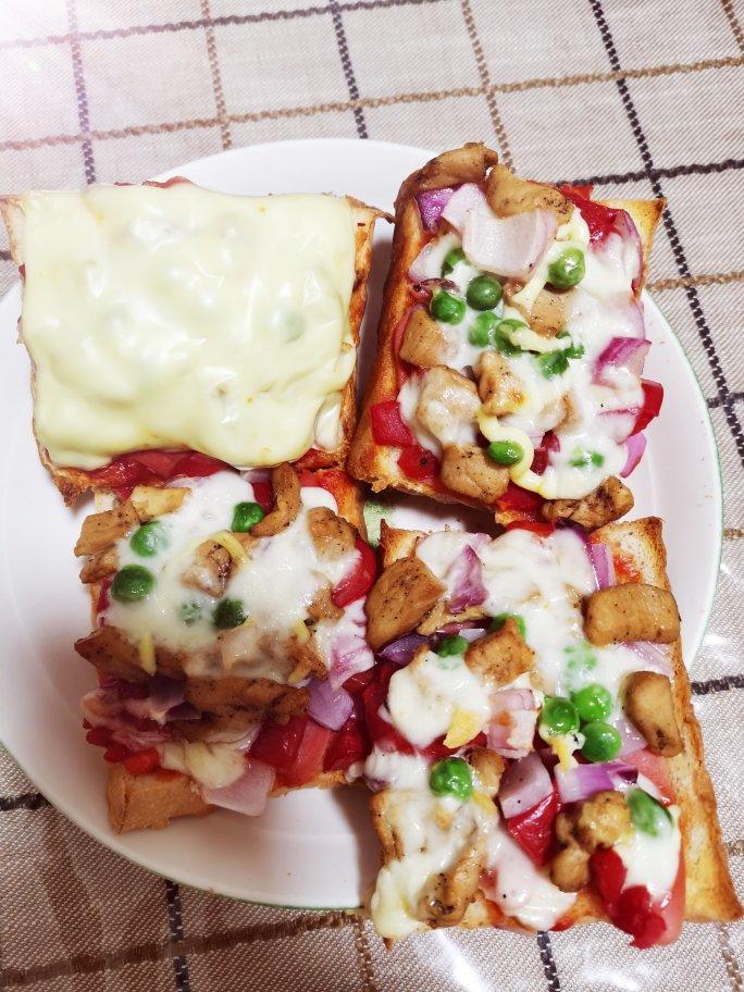 超好吃面包披萨🍕
