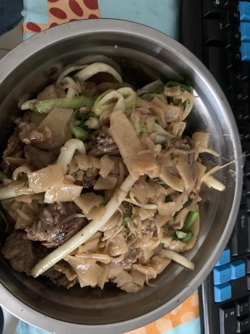 干炒牛河，不颠锅，不粘锅的小窍门