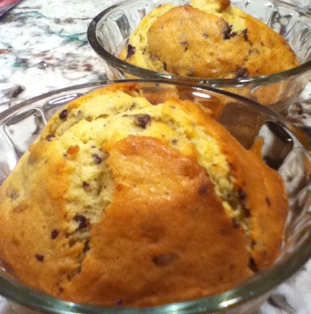 香蕉巧克力碎片麦芬