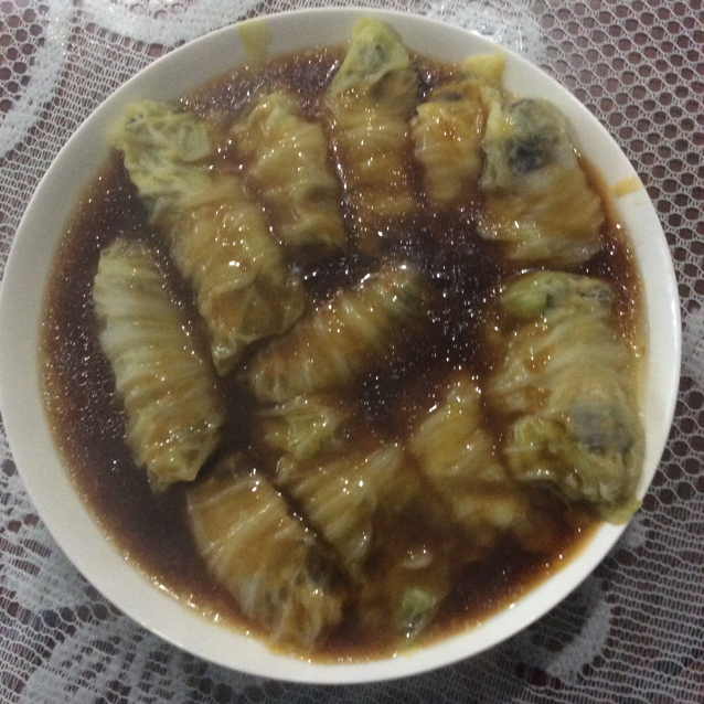 肉酿白菜卷