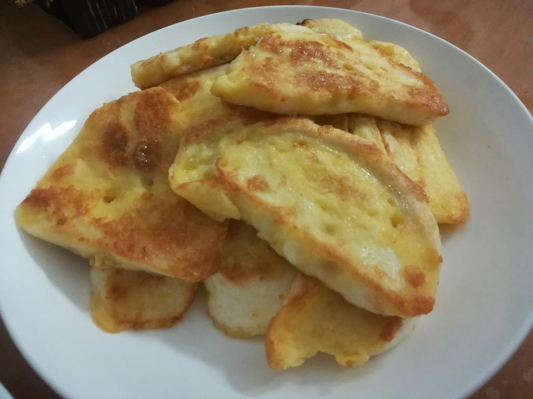 鸡蛋煎馒头片