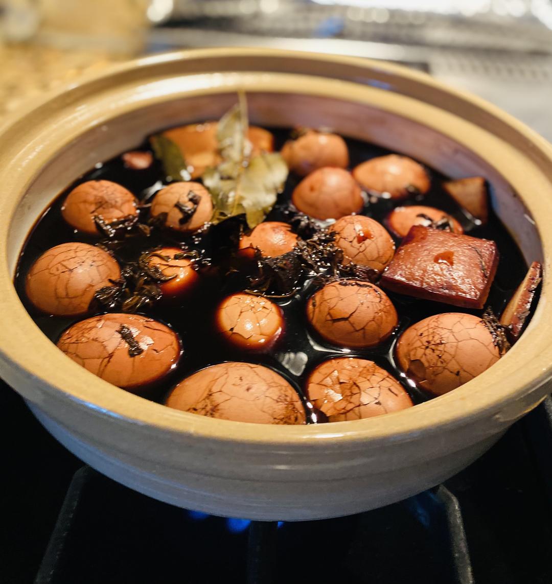 花纹诚意满满的茶鸡蛋