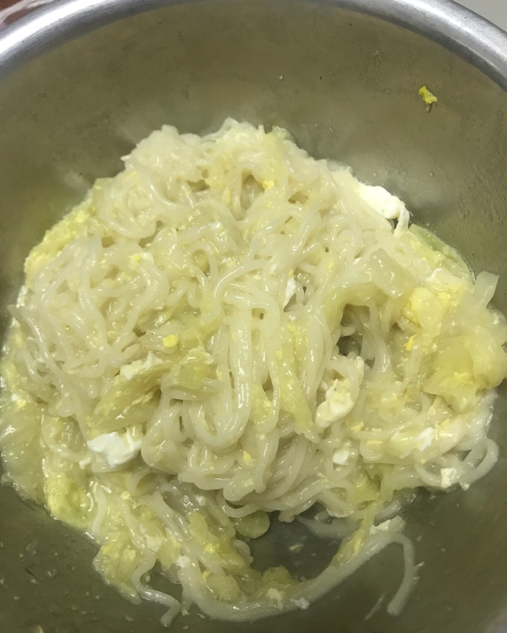 白菜炝锅面条