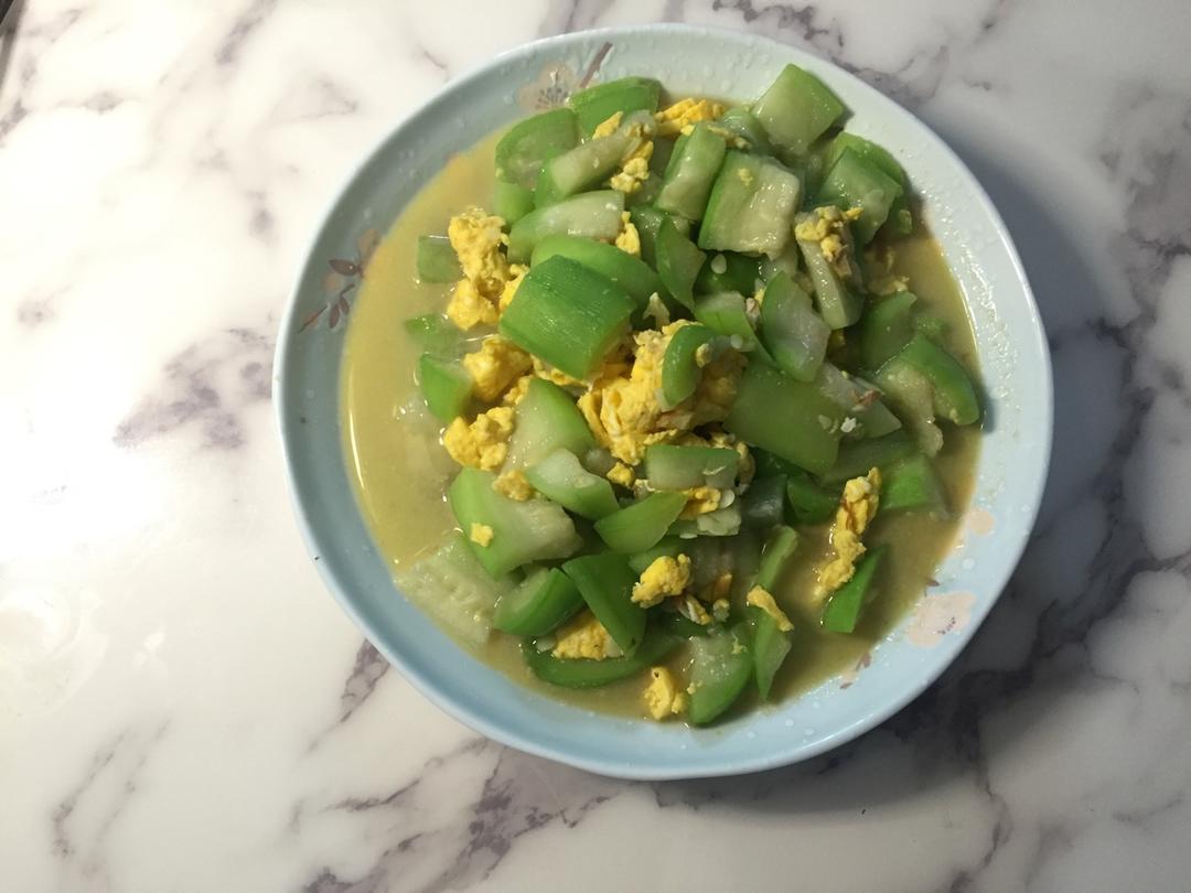 丝瓜炒蛋