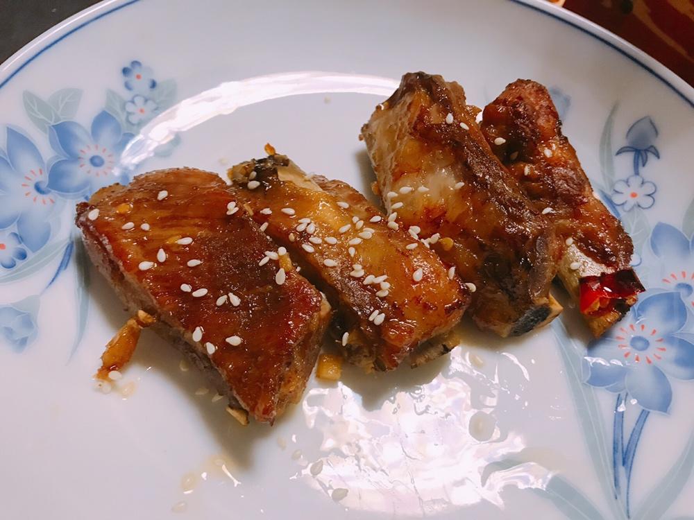 蒜香吮指烤肋排 | 外焦里嫩，骨肉分离（北鼎烤箱版）