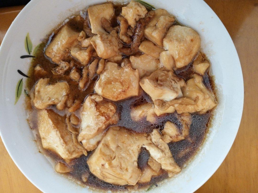 红烧豆腐肉丝