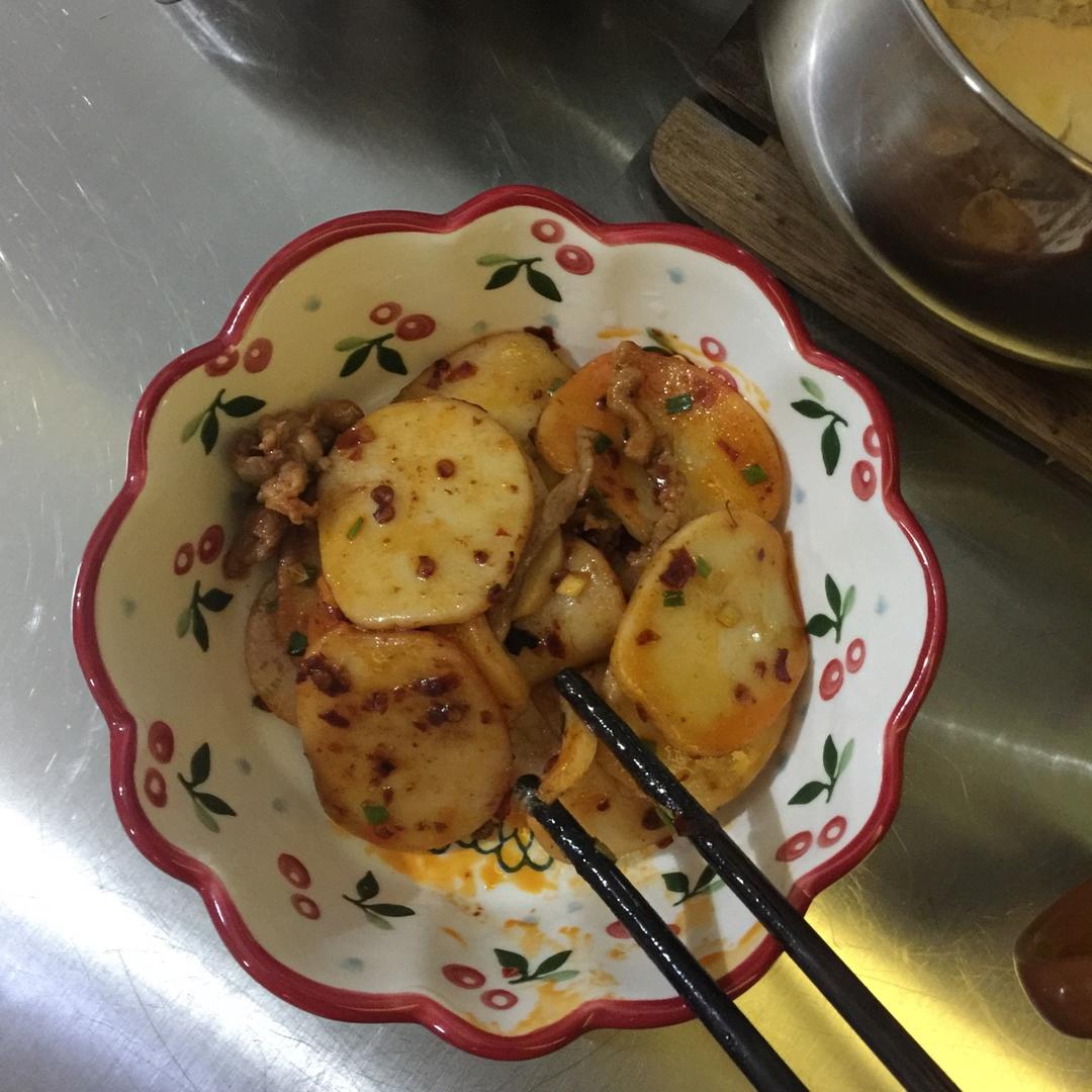 老干妈炒年糕