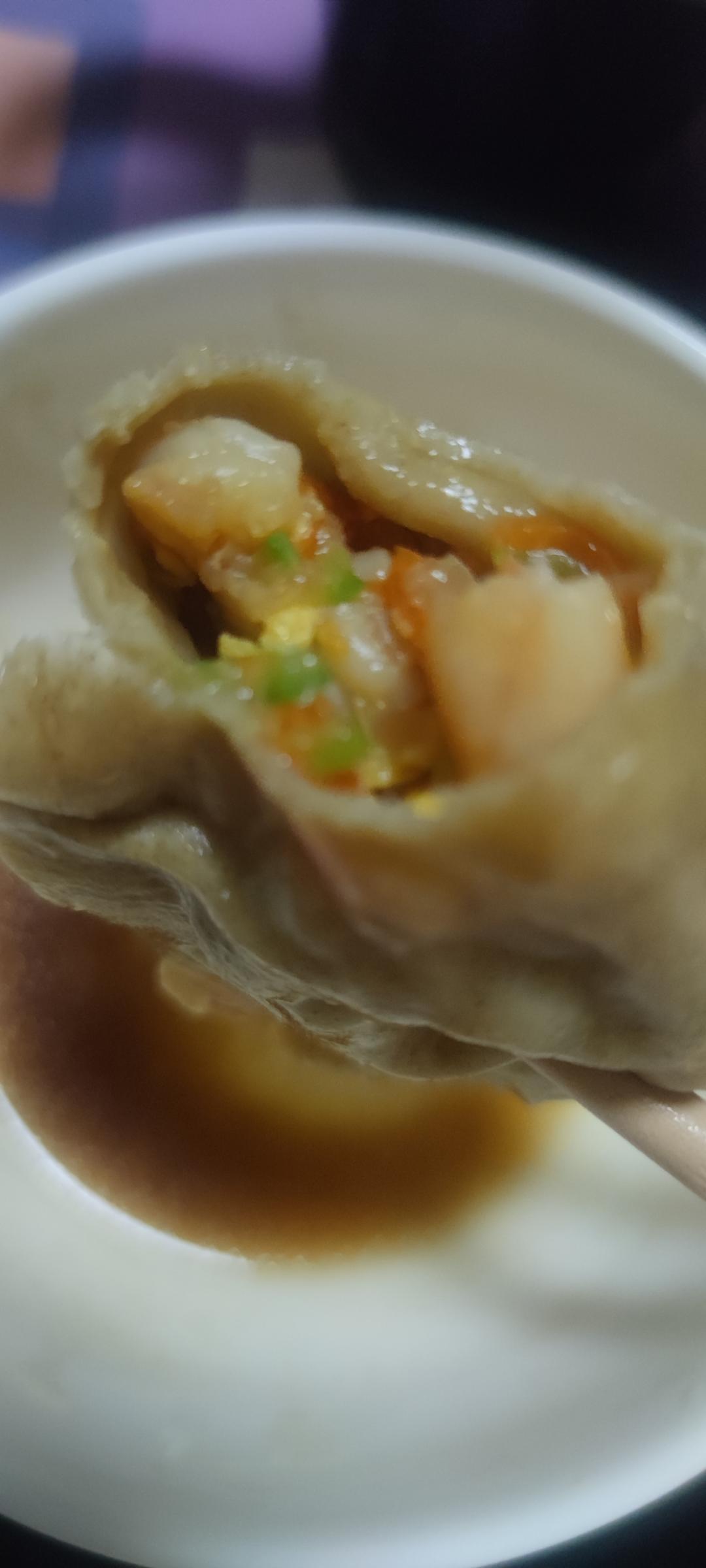 西葫芦虾仁蒸饺