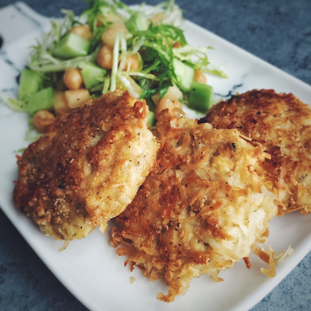 【健康三餐】香煎鸡肉小饼