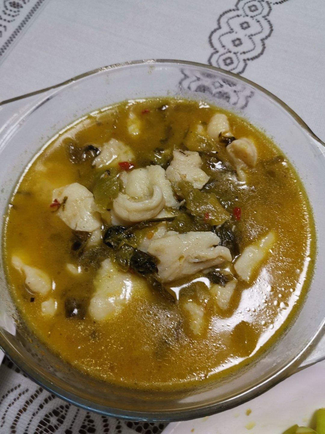 （海底捞）酸菜巴沙鱼