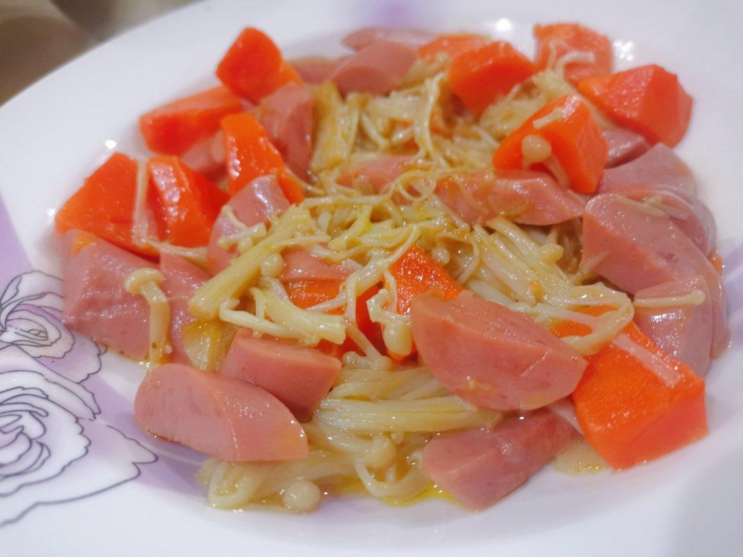黄瓜炒火腿肠