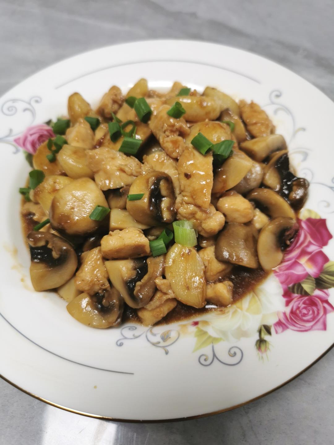 口蘑鸡胸肉