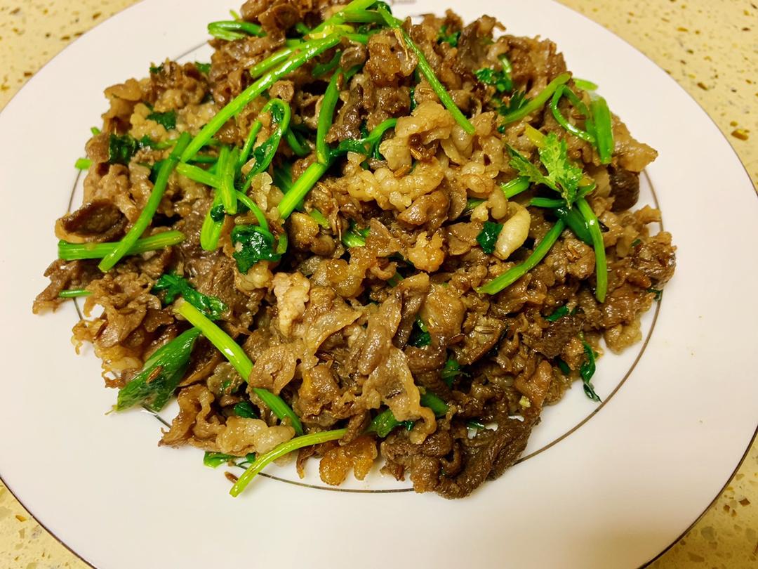 孜然羊肉片