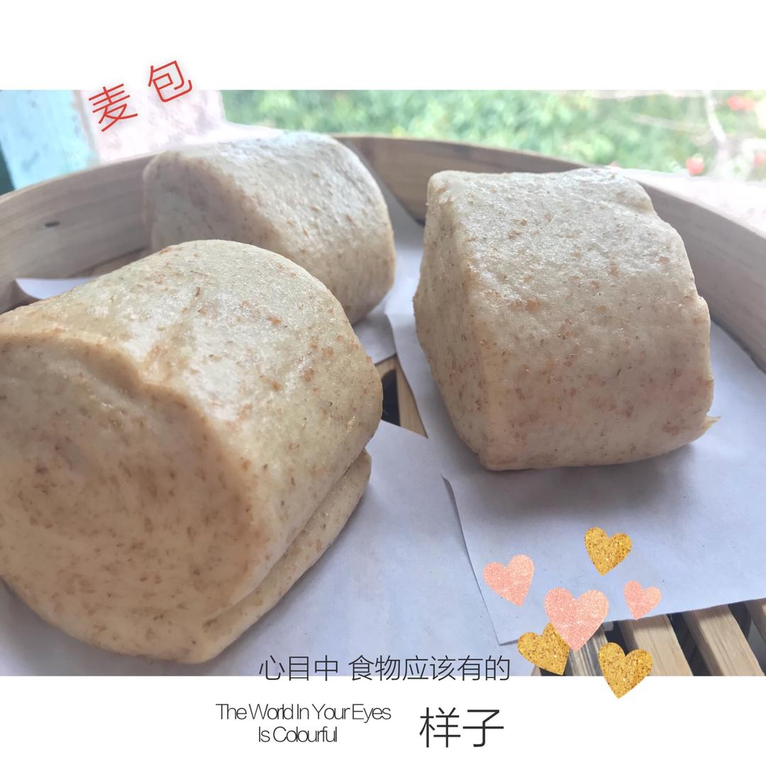 一次性发酵的奶香馒头！