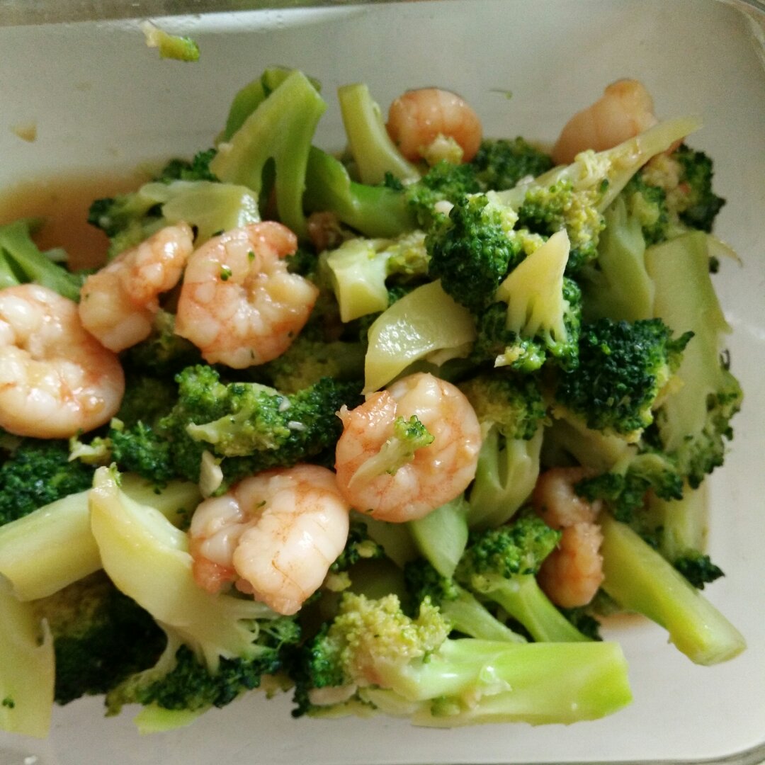 西兰花炒虾仁