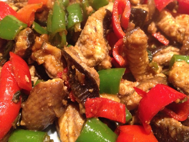 青椒炒鳝鱼（酱香）