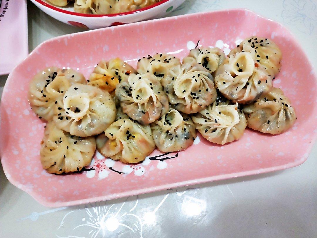 网红【水晶水煎包】一次就成功！