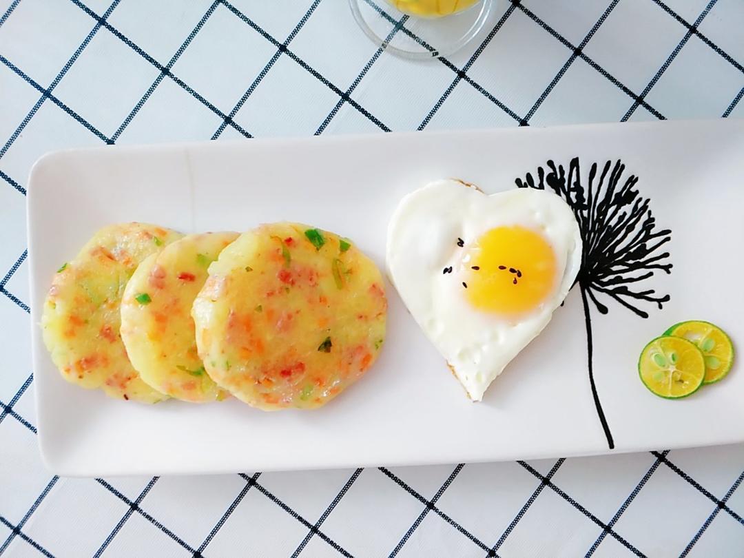 土豆火腿早餐饼