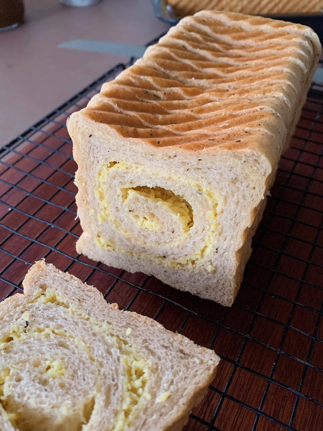 清新出炉🍋红茶柠檬奶酥吐司，棉花口感