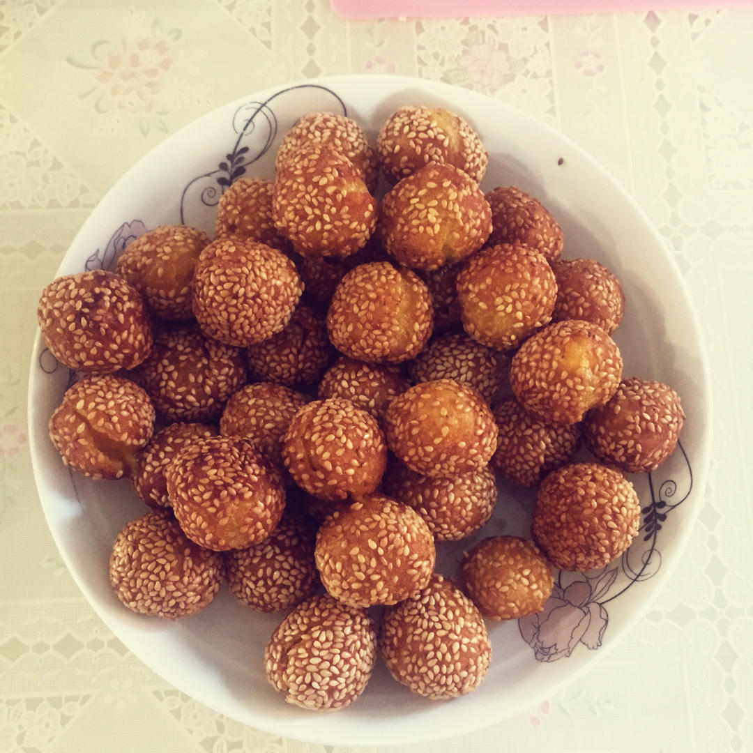 黄金球之一（南瓜芝麻球）